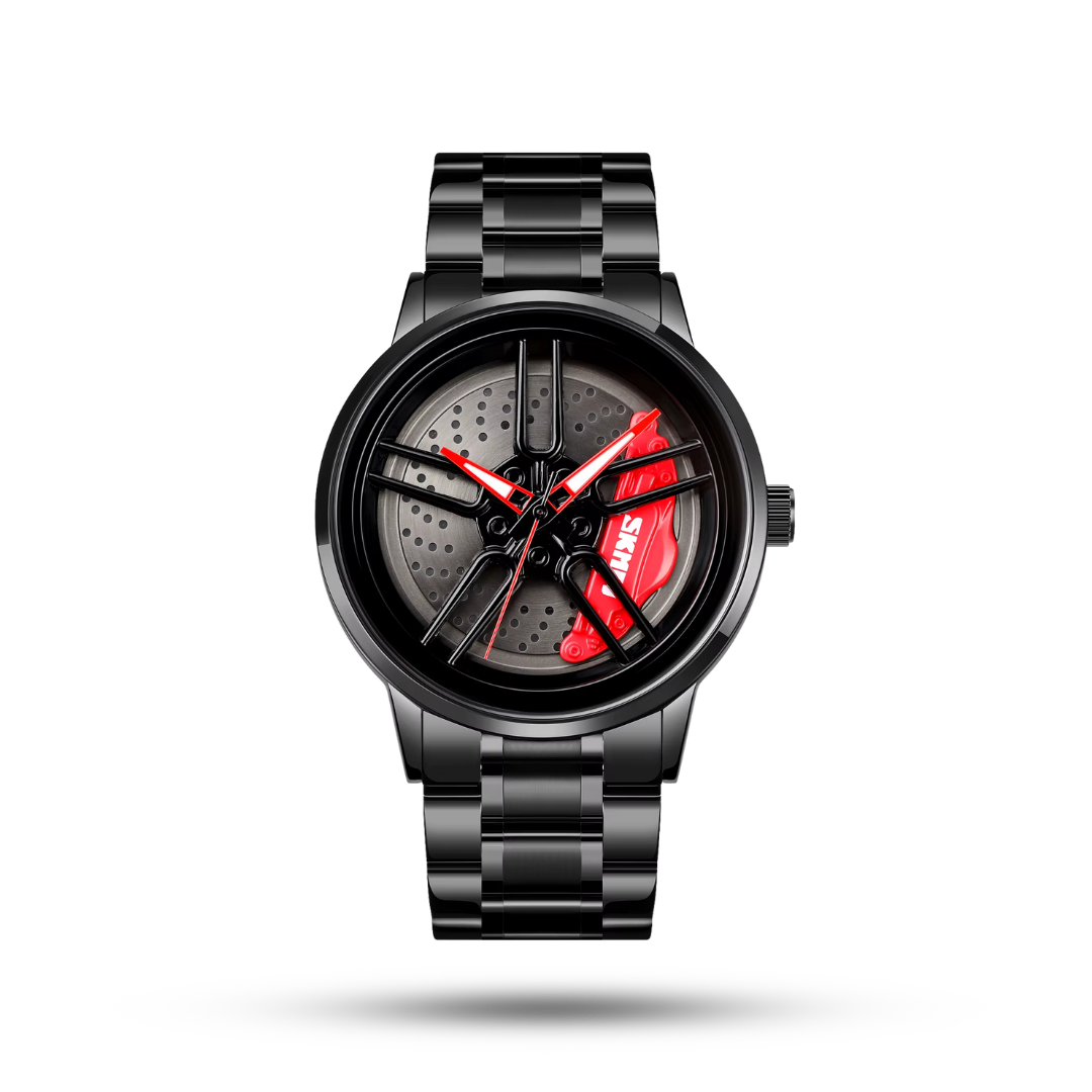 Car Rim Wheel Watch Water Proof 360° Rotation