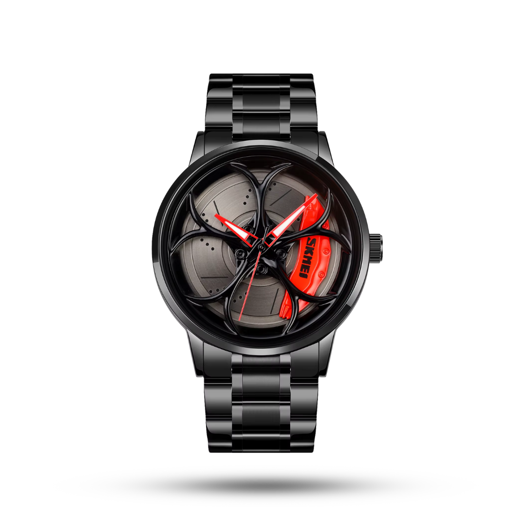Car Rim Wheel Watch Water Proof 360° Rotation