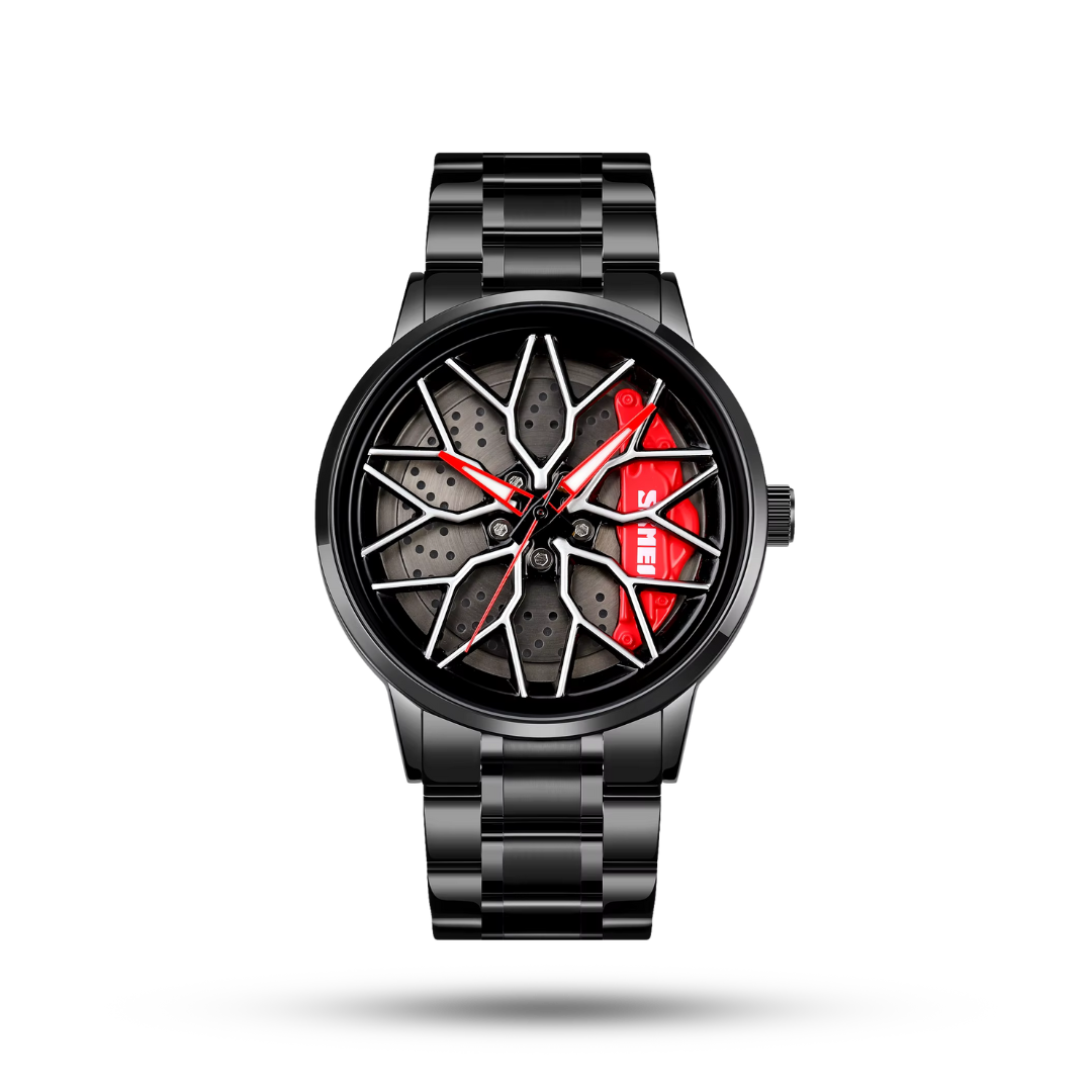 Car Rim Wheel Watch Water Proof 360° Rotation