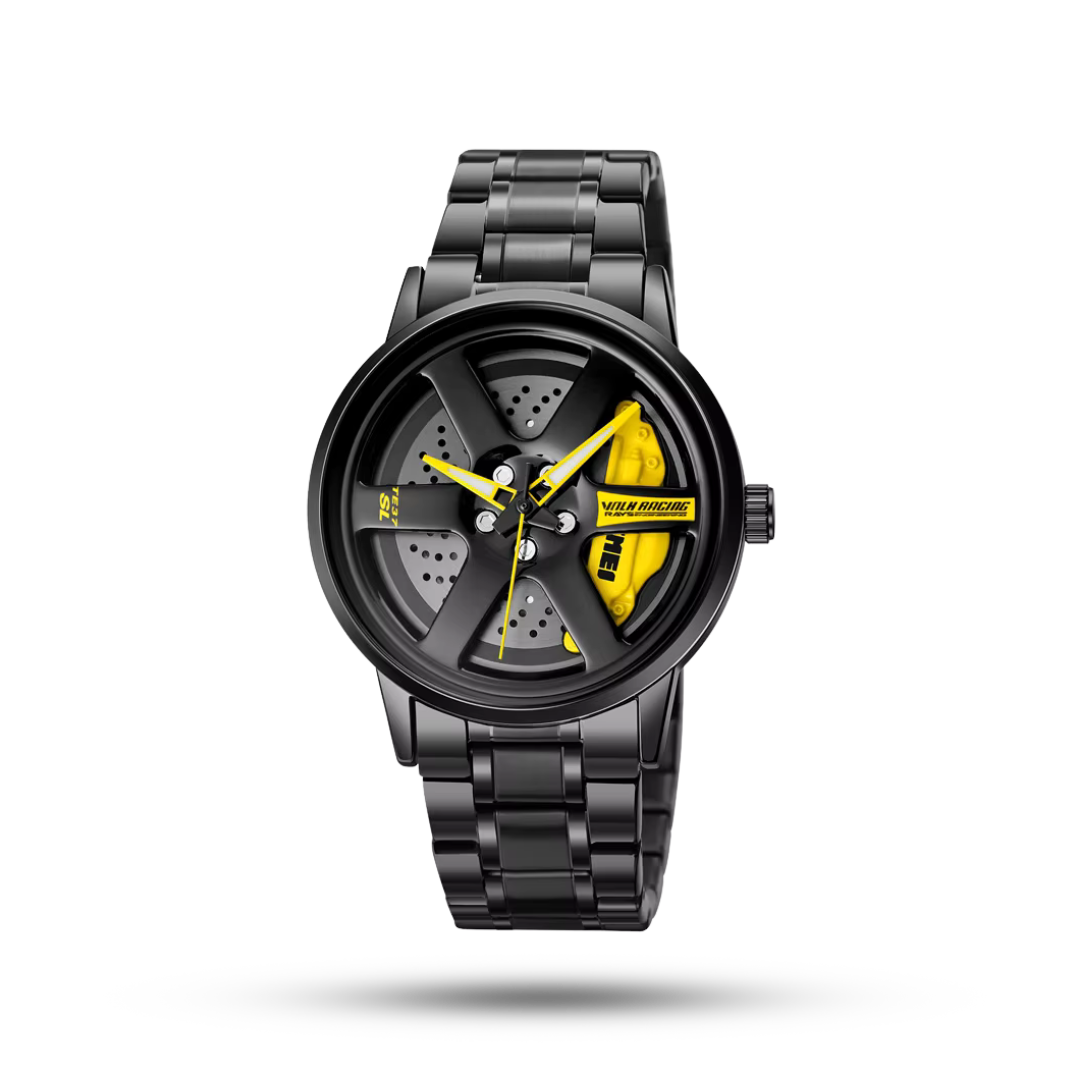 Car Rim Wheel Watch Water Proof 360° Rotation