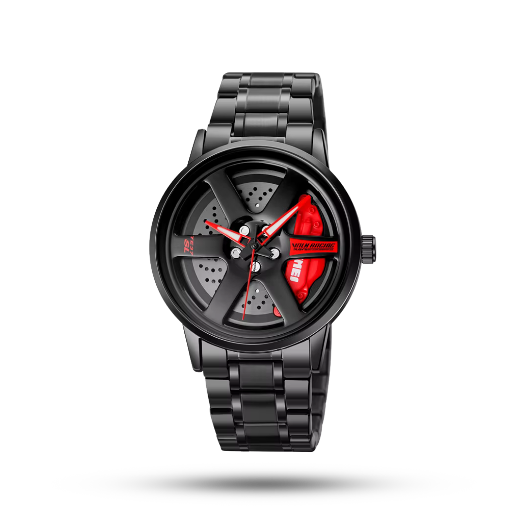 Car Rim Wheel Watch Water Proof 360° Rotation
