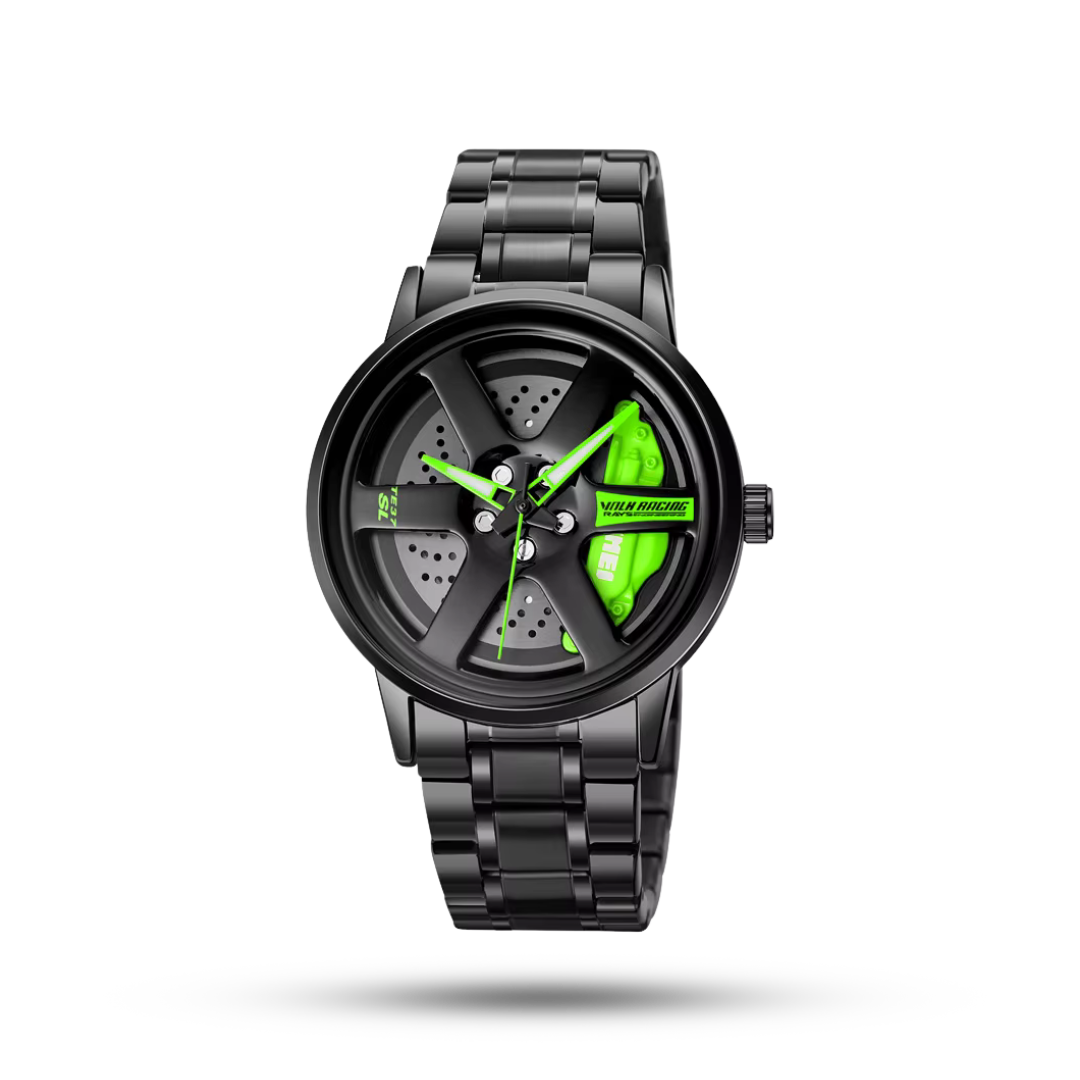 Car Rim Wheel Watch Water Proof 360° Rotation
