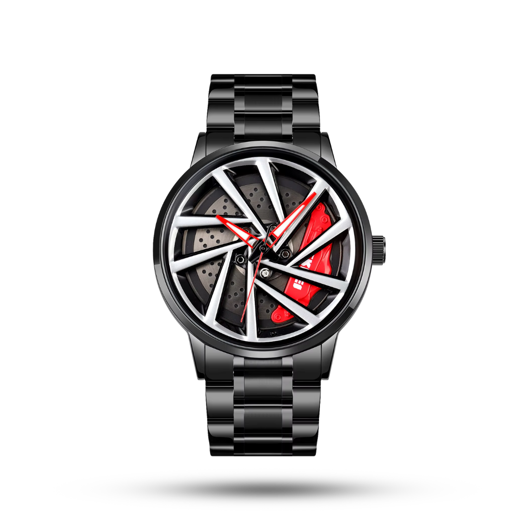 Car Rim Wheel Watch Water Proof 360° Rotation
