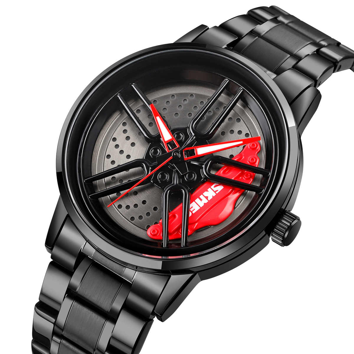 Car Rim Wheel Watch Water Proof 360° Rotation
