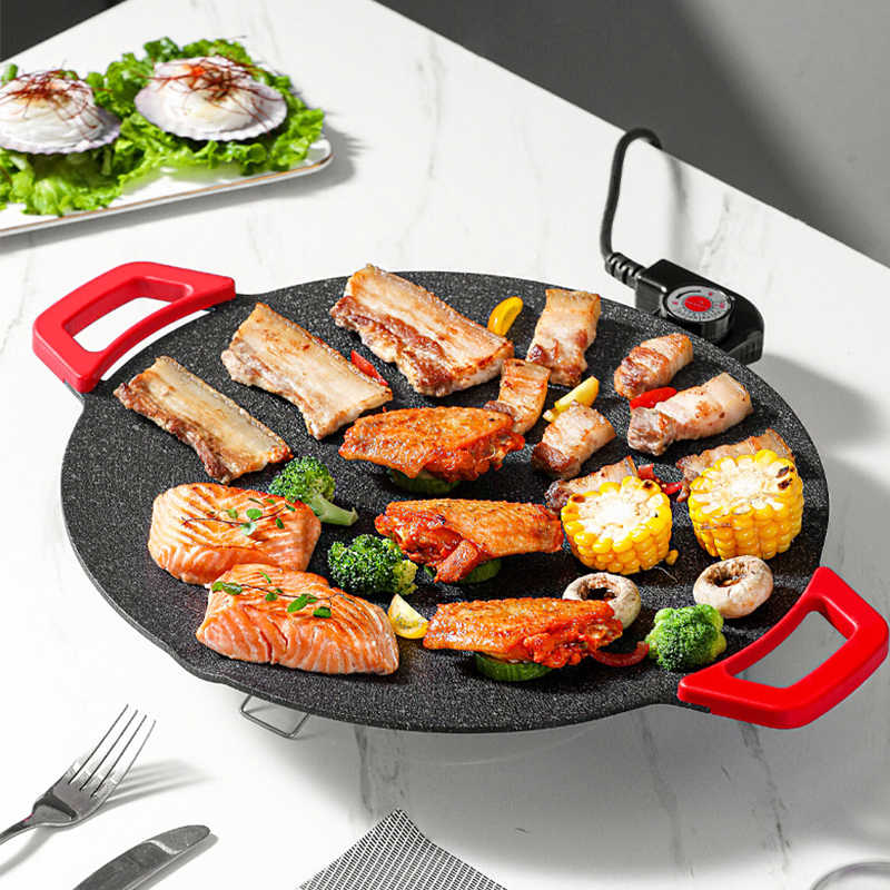 Mini Electric Portable Grill – With Temperature Control Function