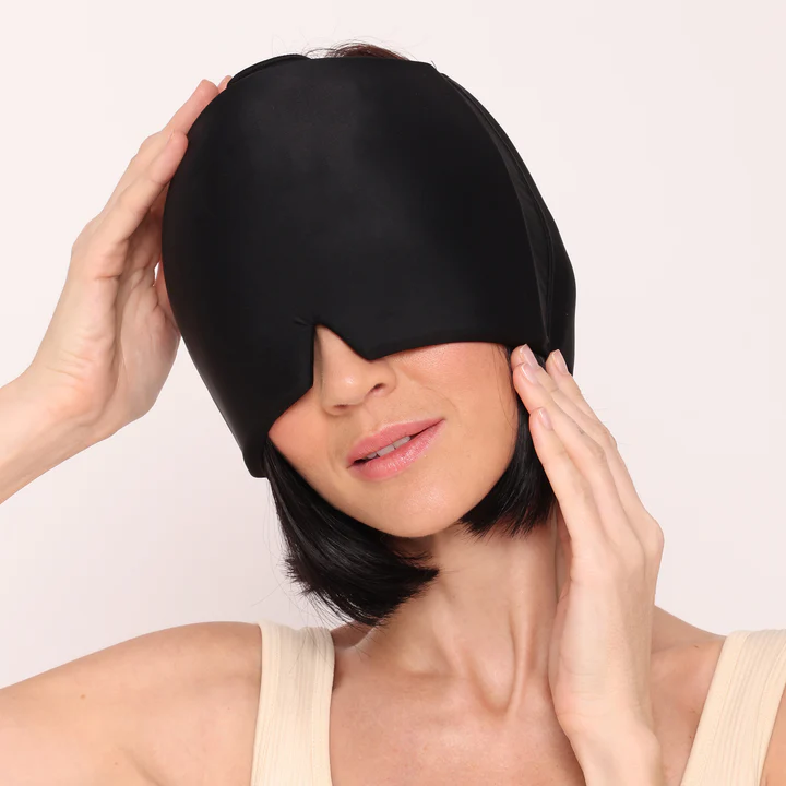 Migraine Relief Gel Cap – Hot & Cold Therapy for Headaches, Stress & Sinus Pain