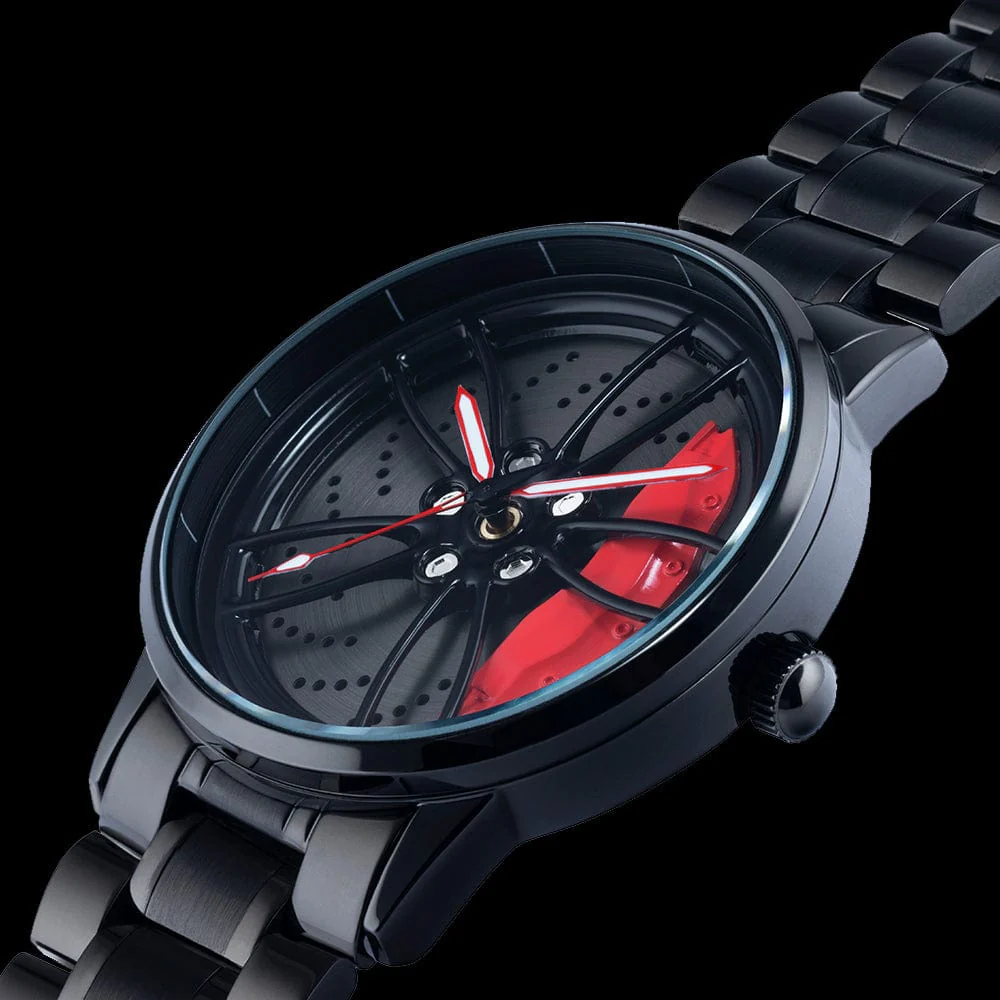 Car Rim Wheel Watch Water Proof 360° Rotation