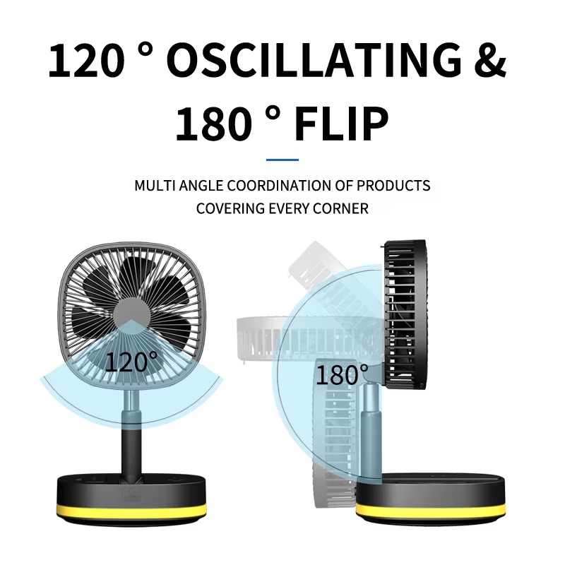 Rechargeable Venity Air Cooling Fan – Portable, USB-Powered, and Ultra-Quiet