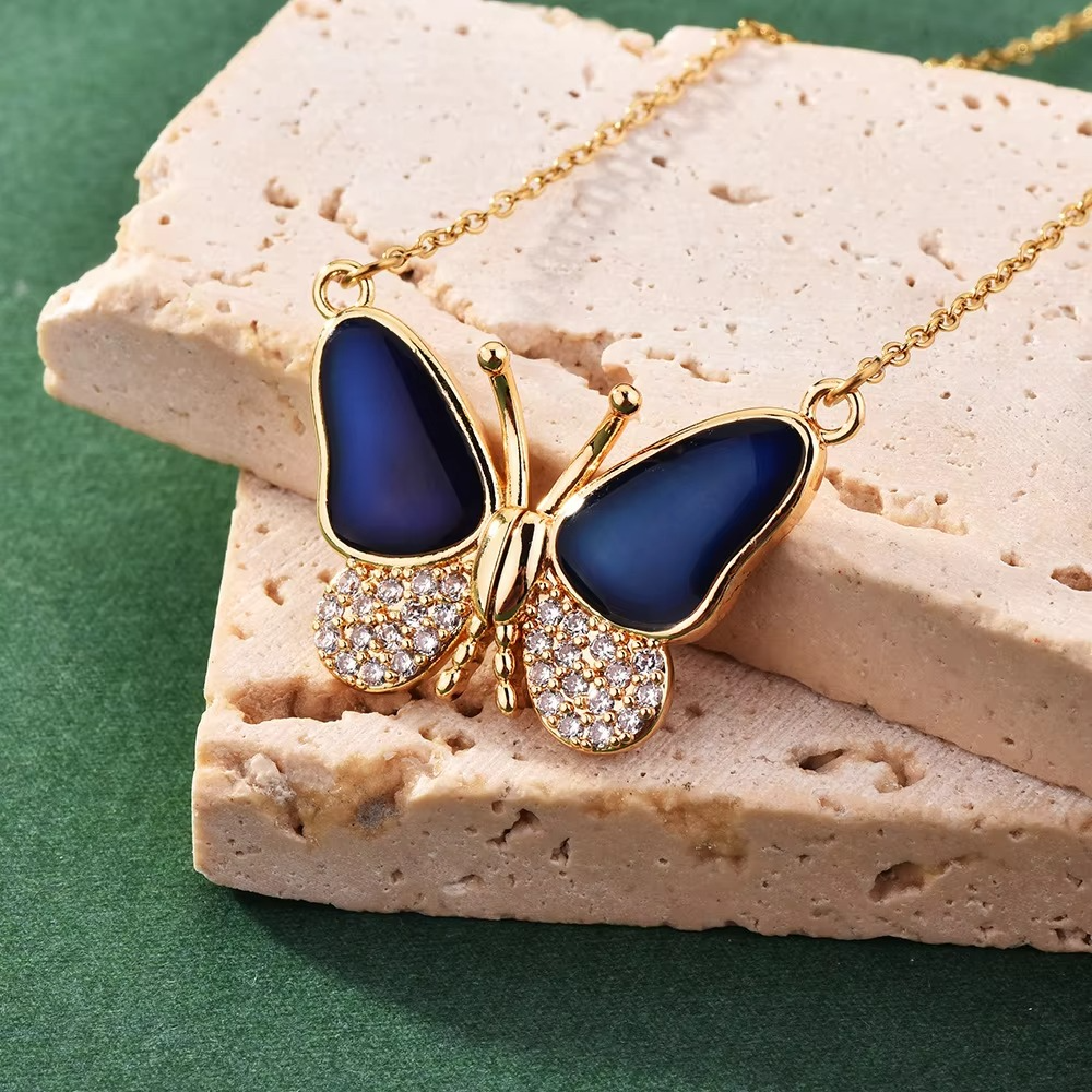 Buy 1 Get 1 Free🦋Color Changing Butterfly Necklace