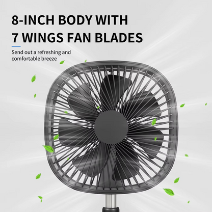 Rechargeable Venity Air Cooling Fan – Portable, USB-Powered, and Ultra-Quiet