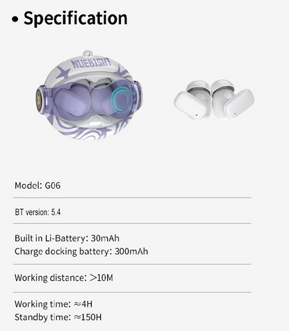 TWS Wireless Nuebisht Gaming Earbuds
